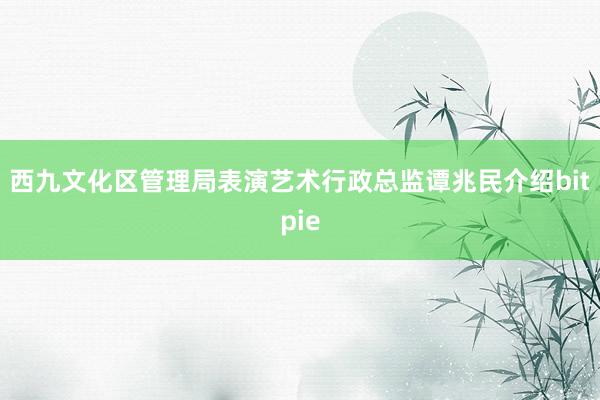 西九文化区管理局表演艺术行政总监谭兆民介绍bitpie